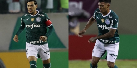 Gómez e Verón embalam as maiores sequências de jogos pelo Palmeiras na temporada