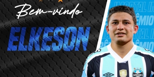 Grêmio conclui trâmites e anuncia oficialmente a contratação de Elkeson