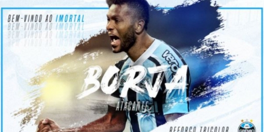 Grêmio oficializa a chegada de Miguel Borja