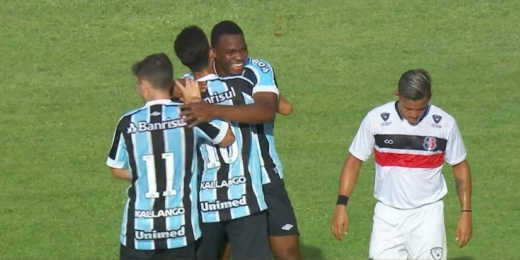 Grêmio vence o Santa Cruz e avança para a terceira fase da Copinha