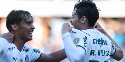 ‘Gustavo Veiga’ e ‘Raphael Scarpa’ participam da metade dos gols do Palmeiras na temporada