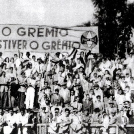 Há 76 anos, inspiração para hino e mascote do Grêmio surgiam nas arquibancadas
