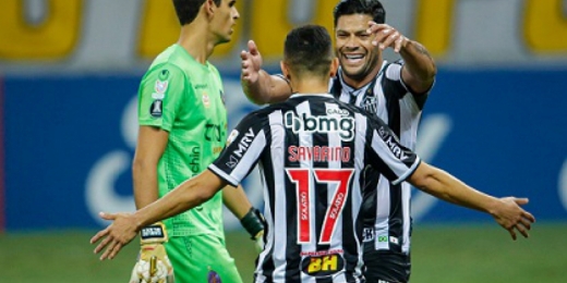 Hulk vira artilheiro da Libertadores e dupla com Savarino funciona de novo