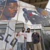 Ídolo eterno! Vasco homenageia Moacyr Barbosa com grafite em um dos muros de São Januário