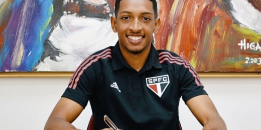 Joia da base, Talles Costa renova contrato com o São Paulo até 2024