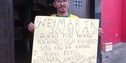 Jovem de Ipatinga viaja cerca de 800km na quinta tentativa de conhecer Neymar