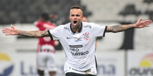 Luan, do Corinthians, comemora prêmio de gol mais bonito do Paulistão: 'Muito feliz'
