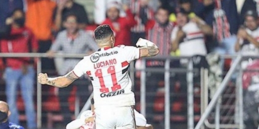 Luciano comemora vitória do São Paulo e revela frustração: 'Não estávamos sabendo fazer o gol'