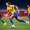 Mais jovem do grupo, Giovana Queiroz celebra estreia oficial pela Seleção em Olimpíadas: ‘Muito feliz’