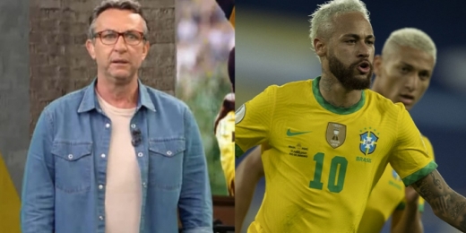 Neto ironiza choro e indaga tamanho de Neymar na Seleção: 'Não jogou mais que Cafu, Ronaldo, Romário'