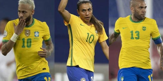 Neymar, Marta, Daniel Alves...Veja os jogadores que se manifestaram no Dia da Independência