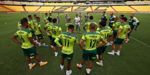 No Equador e sem quinteto, Palmeiras encerra preparação para encarar o Emelec; veja provável time