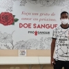No fim do mês da doação de sangue, atacante do Corinthians participa de ação em hemocentro de São Paulo