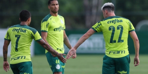 No segundo jogo-treino do dia, Palmeiras vence o Primavera de virada; Rony e Jorge voltam a jogar