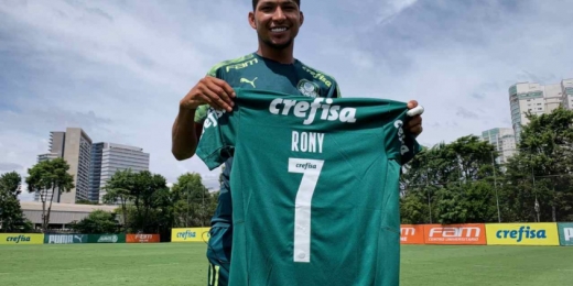 Palmeiras e Rony ficam próximos de acertar renovação