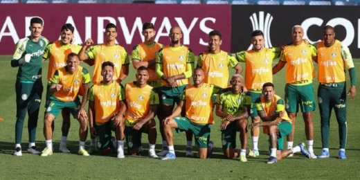Palmeiras encerra preparação para a final da Libertadores; confira provável time