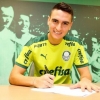 Palmeiras envia SMS e anuncia Eduard Atuesta, que vibra: ‘Estou impressionado, é tudo lindo’