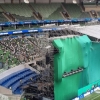 Palmeiras monta estrutura com telões para sócios-torcedores no Allianz Parque