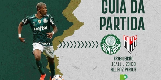 Palmeiras x Atlético-GO: onde assistir ao jogo pelo Brasileirão, arbitragem e escalações
