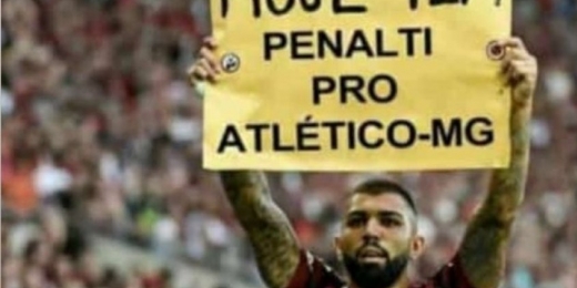 Pênalti a favor do Atlético-MG gera enxurrada de memes nas redes sociais; veja os melhores
