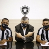 Presidente do Botafogo comemora renovações de Gabriel Conceição e Juninho: ‘Em breve no profissional’