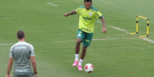 Recém-contratado pelo Palmeiras, Jailson treina pela primeira vez com o grupo