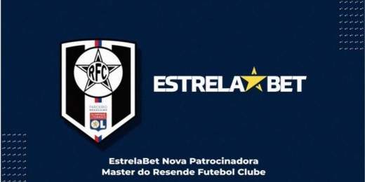 Resende FC anuncia patrocínio master da EstrelaBet até o fim de 2022