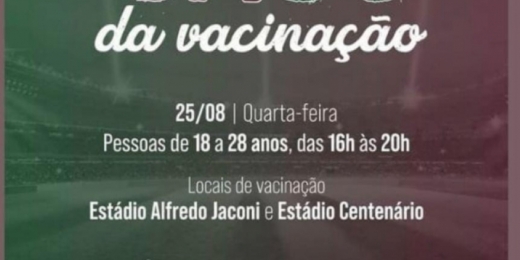 Rivais Juventude e Caxias se unem para incentivar vacinação de jovens contra Covid-19