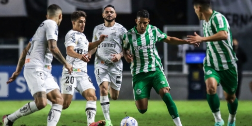 Santos joga mal e fica no empate contra o Juventude na Vila Belmiro