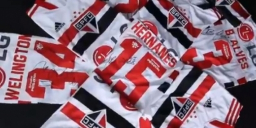 São Paulo faz leilão de camisas usadas pelos jogadores na final do Campeonato Paulista