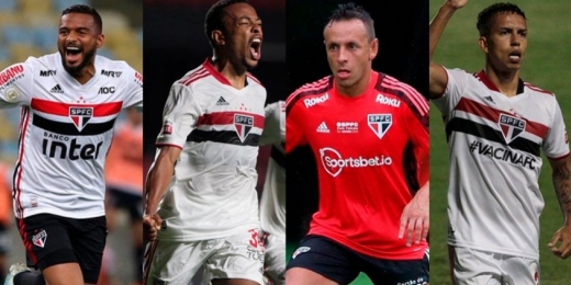 São Paulo teve laterais diferentes em todos os jogos nesta temporada