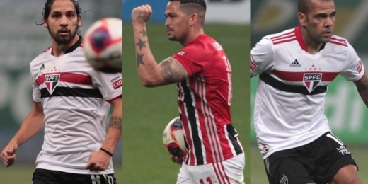São Paulo vive expectativa por situação de trio lesionado