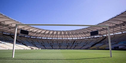 Tapete! Torcedores do Flamengo elogiam gramado do Maracanã após partida do Campeonato Carioca