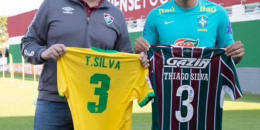 Thiago Silva elogia estrutura do Fluminense e fala sobre possível retorno: 'Lógico que não é impossível'