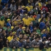 Vaias a Jesus, xingamentos a Ospina e invasão de campo: como se portou o torcedor do Brasil em SP
