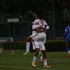 Volante Cris, do São Paulo, comemora gol marcado em estreia no Paulista Feminino