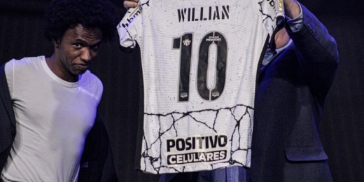 Willian fica com a camisa 10 do Corinthians e celebra: 'Motivo de muito orgulho para mim'