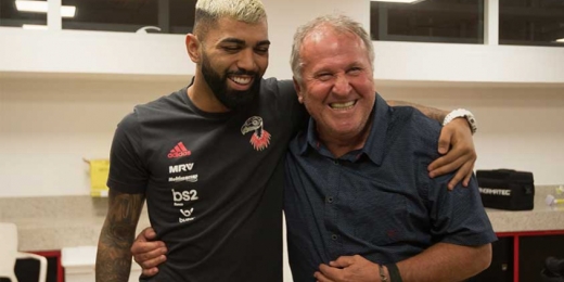 Zico diz que Gabigol está na seleção do Flamengo de todos os tempos: 'Está fazendo por merecer'