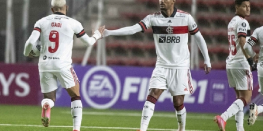 Unión La Calera x Flamengo - Gabi e Bruno Viana_2