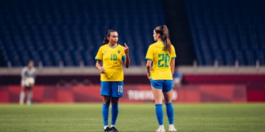 Brasil x Zâmbia - Jogos Olímpicos - Giovana Queiroz e Marta_2