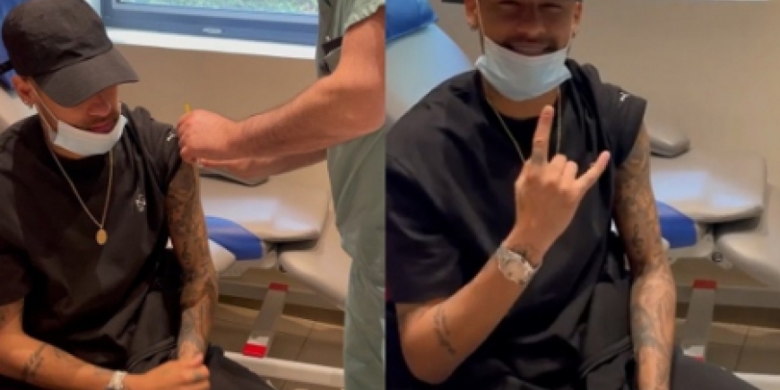 Neymar vacinado contra a Covid_1