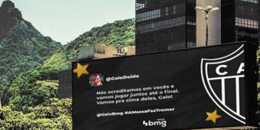 Flamengo x Atlético-MG - Campanha da BMG apoia o Galo no RJ_2