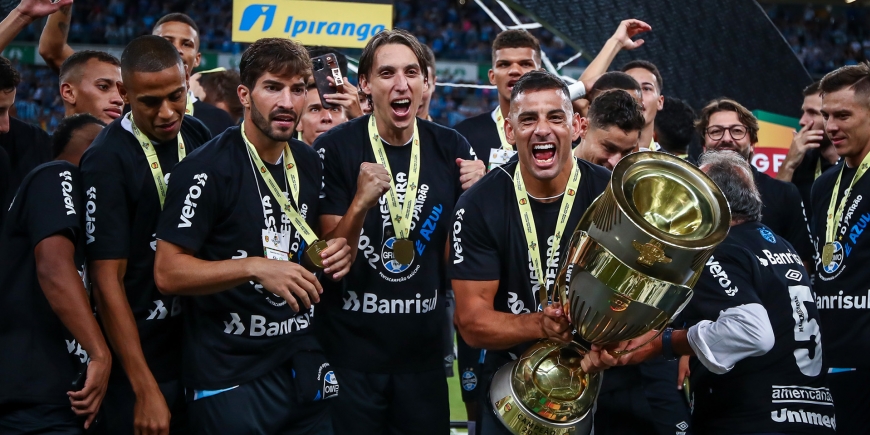 Grêmio campeão gaúcho de 2022, Lucas Silva, Geromel, Diego Souza-5