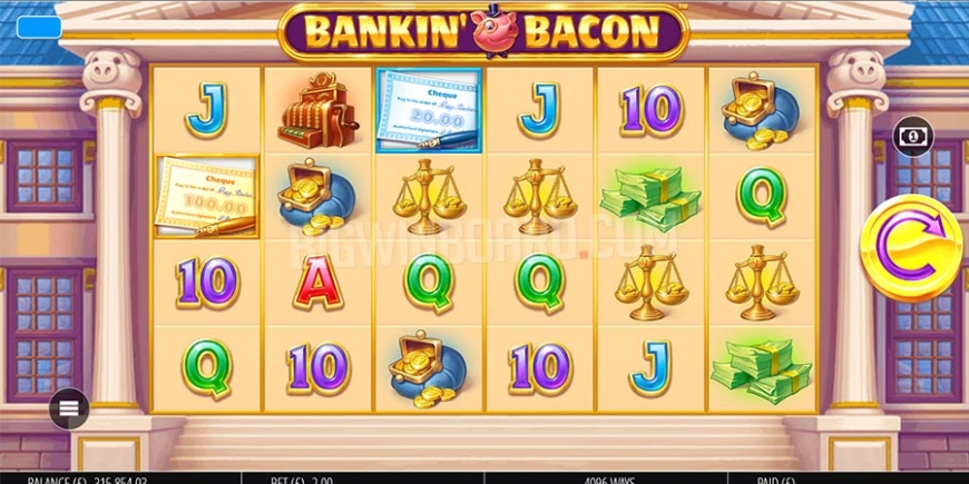Ranhura para bacon bancário 3
